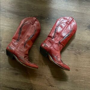 Red Western Cowboy Boots